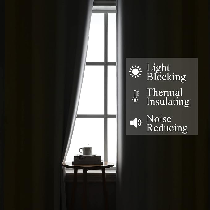 Estelar Textiler Ombre Yellow and Greyish White Blackout Curtains 96 Inches Long - Image 3