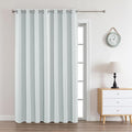 Joydeco White Curtains 108 Inches Long 1 Panel, Thermal Insulated Long by JOYDECO
