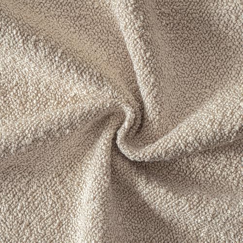 MIULEE 18x18 Decorative Boucle Couch Pillow Covers Oatmeal - Image 2