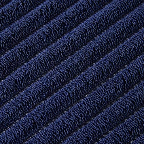 Fancy Homi 2 Pack Navy Blue Lumbar Decorative Throw Pillow Covers 14x24 Inch - Image 5