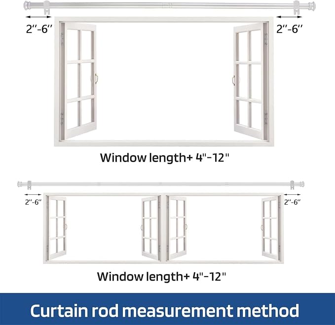 Curtain Rods 2 Pack Curtain Rods - Image 4