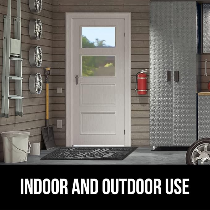 GORILLA GRIP 100% Waterproof All-Season WeatherMAX Doormat 35x23, US Designed - Image 9