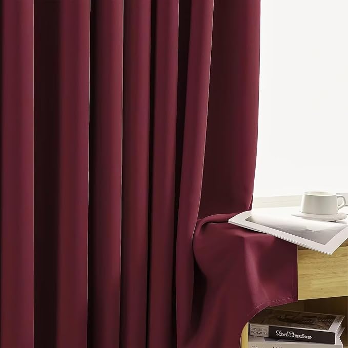 Joydeco Blackout Curtains for Bedroom 108 inch Long 2 Panels, Thermal Insulated - Image 5