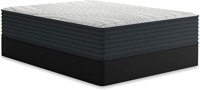 Signature Design by Ashley Hybrid 1300 13 Inch Plush Gel Memory Foam Mattress with Edge Support for Pressure Relief, California King, Fiberglass Free, Mattress in A Box