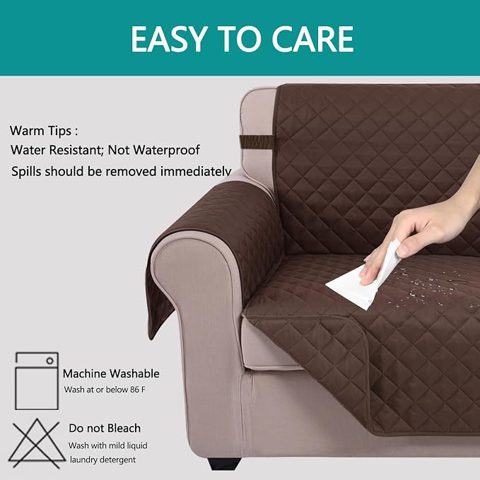 U-NICE HOME Futon Sofa Covers Reversible Sofa Slipcover Armless Cover Furniture - Image 4