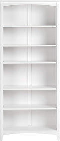 Camaflexi Shaker Style Bookcase, 72", White