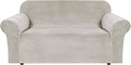 H.VERSAILTEX Stretch Velvet Loveseat Covers by HVERSAILTEX