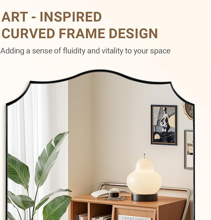 ANDY STAR Brushed Nickel Mirror, 22x30 Inch Silver Bathroom Vanity Mirror, Anti-Rust Stainless Steel 1" Frame, Unique Rectangular Mirror Ideal for Bathroom, Powder Room