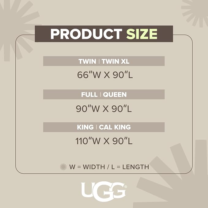 UGG Adalee Faux Fur Twin Size Blanket, Warm Cozy Blanket, Extra Large Throw - Image 8