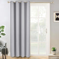 Yakamok Wide Thermal Blackout Patio Door Curtain Panel, Light Grey Grommet by Yakamok