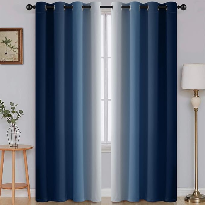 SimpleHome Ombre Room Darkening Curtains - Image 9