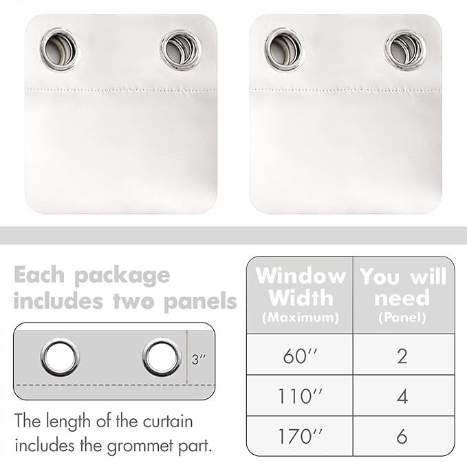 MIULEE Blackout Curtains 96 Inches Long - Image 6