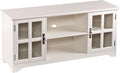 SEI Furniture Remington TV Storage Media Stand, White