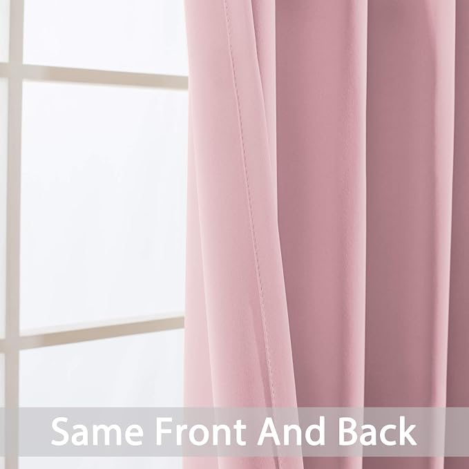Yakamok Blackout Curtains Room Darkening Thermal Insulated - Image 6