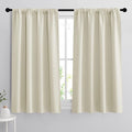 RYB HOME 54 inch Curtains for Living Room, Rod Pocket Thermal Insulated Small by RYBHOME