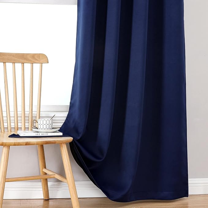 ChrisDowa 100% Blackout Curtains 84 inch Long - Image 6