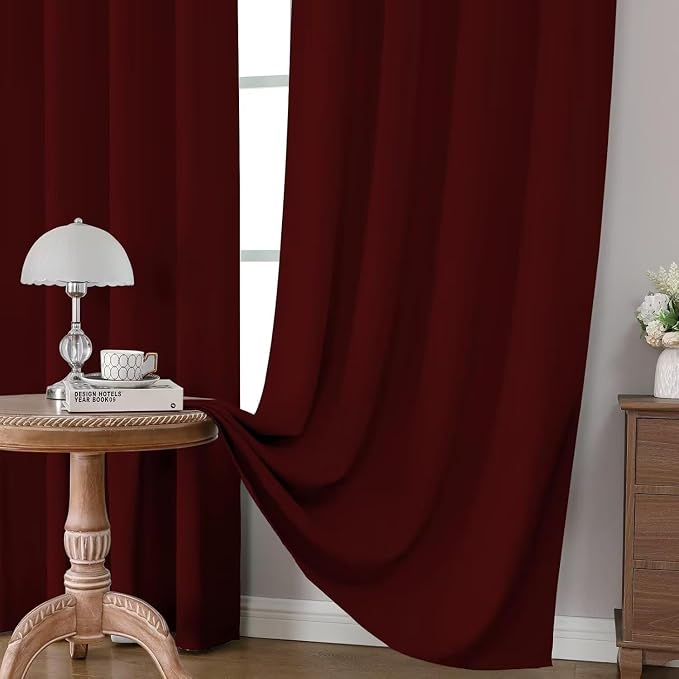 Joydeco Blackout Curtains for Bedroom 90 inch Long 2 Panels, Thermal Insulated - Image 3