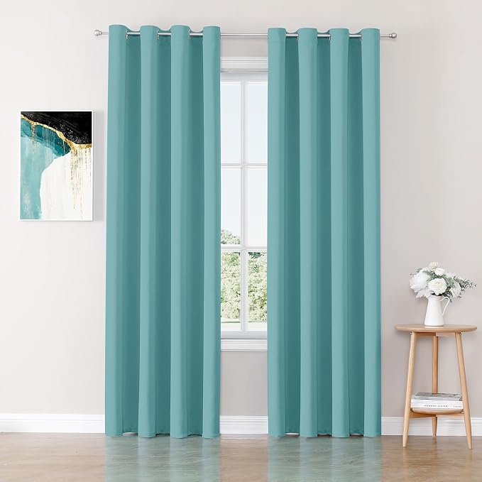 ChrisDowa Blackout Curtains 90 inches Long by ChrisDowa