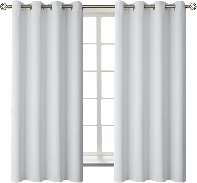 BGment Room Darkening Curtains 63 Inches Long by BGment