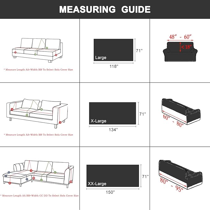 STACYPIK Boho Black Beige Couch Cover Wrinkle Resistant Sofa Cover for Cat Dog Geometric L Shaped Slipcover for Sectional Multi-Use Pet Protector for 2 Cushion Couch Tassels Recliner Cover-71x118IN