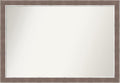Amanti Art Brown Bathroom Mirror for Over Sink, 28x40 Noble Mocha Rectangle Vanity Mirror, Large Casual Frame, Hangs Horizonally and Vertically, Bathroom Wall Decor, Non-Beveled Edge from WI, USA
