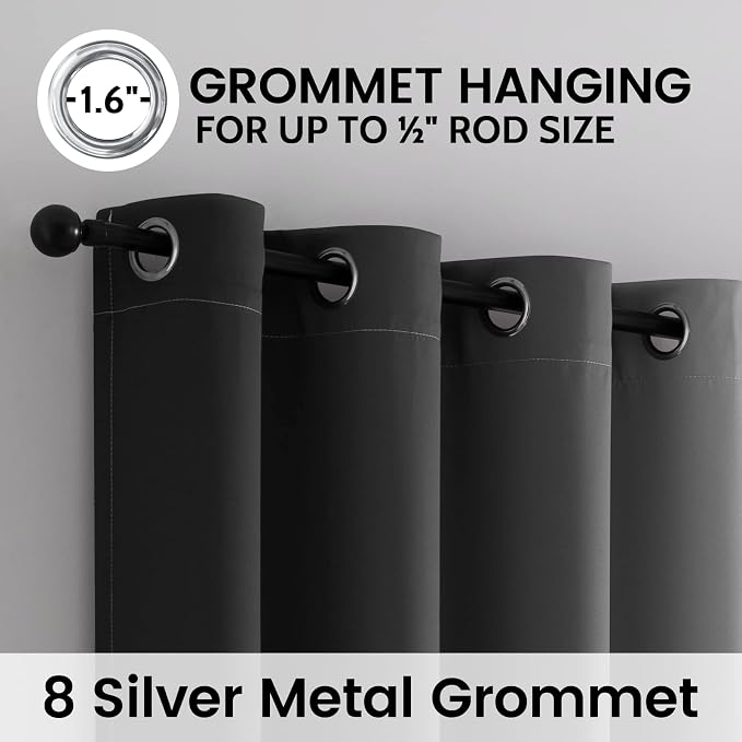 SimpleHome Blackout Curtains Ombre - Image 3