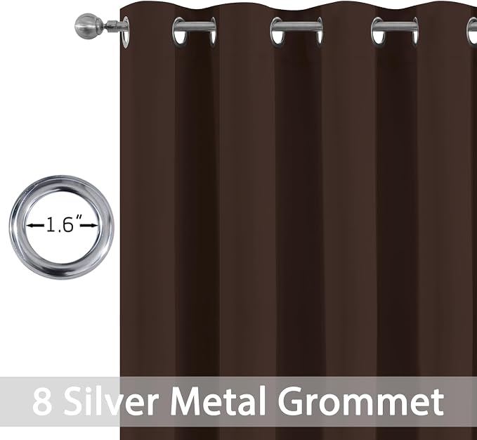 Yakamok Blackout Curtains Room Darkening Thermal Insulated Window Panels - Image 4