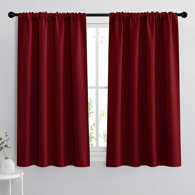 RYB HOME Blackout Curtains for Bedroom Living Room 72 inches Long, Thermal by RYBHOME