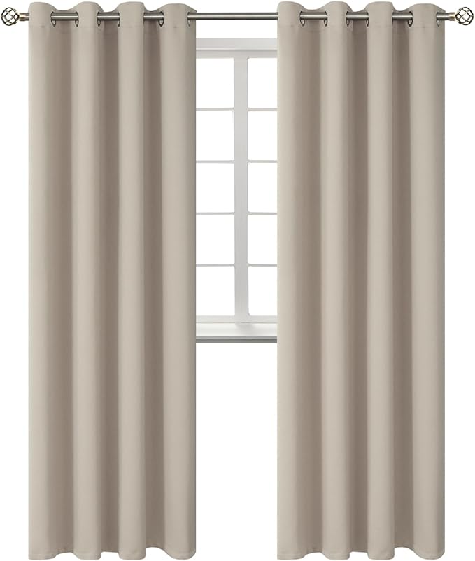 BGment Room Darkening Curtains 108 Inches Long by BGment