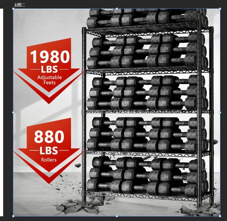 REIBII 5 Tier Storage Shelves - Image 5