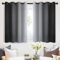 SimpleHome Ombre Room Darkening Curtains 36 inches Length by SimpleHome