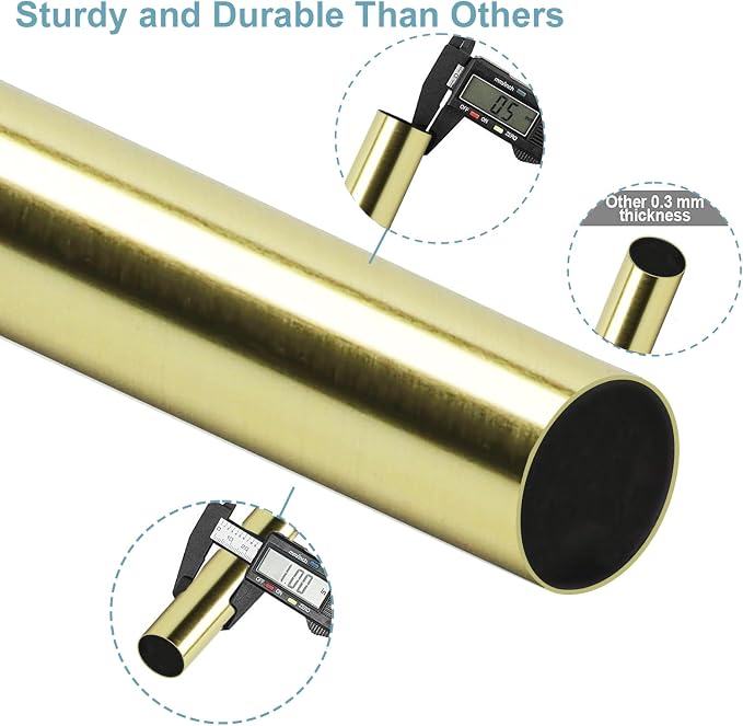 Byondeth Curtain Rods for Windows 16 to 88 Inches Adjustable Length 1 Inch - Image 7