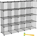 Wire Storage Cubes, Metal Storage Shelves Bookshelf, Stackable Modular Closet by Worththetrustofeverycusto