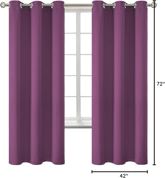 BGment Room Darkening Curtains 72 Inches Long - Image 8