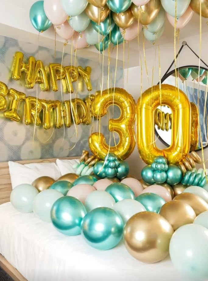 Gold Mylar Number 13 Balloon 40 inch, Number 13 Birthday Balloon for Boy Girl, Gold Foil 13 Balloon for 13 Birthday Party, Anniversary Celebration Number Balloons Decorations