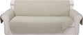 Reversible 4 Seater Sofa Cover 91 Inch Large Couch Cover Furniture Protector by LuxshareHome