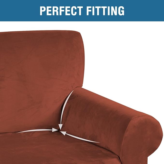 H.VERSAILTEX Stretch Velvet Sofa Covers - Image 4