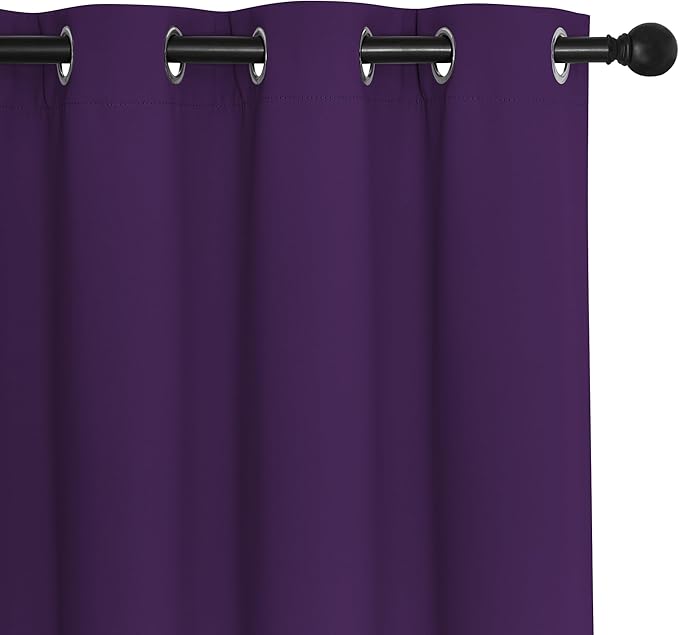 NICETOWN Blackout Curtains for Bedroom, Grommet Top Room Darkening Thermal - Image 7