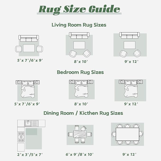 Area Rug 9x12 Washable Rug, Vintage Boho Medallion Rugs Non-Slip Soft Low Pile - Image 8