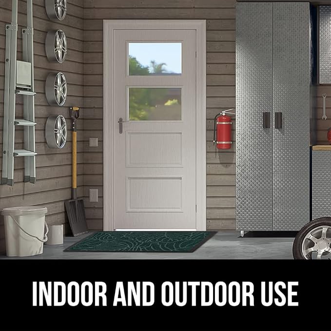 GORILLA GRIP 100% Waterproof All-Season WeatherMAX Doormat US Designed Natural - Image 10
