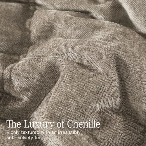 Chenille Queen Comforter Set-Cozy Warm Velvet Bedding Set - Image 4