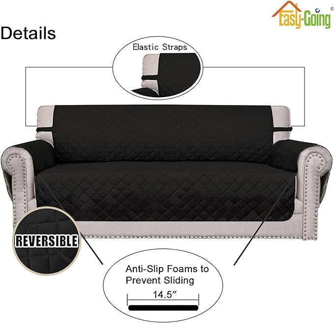 Easy-Going Reversible Oversized Couch Cover - Image 3