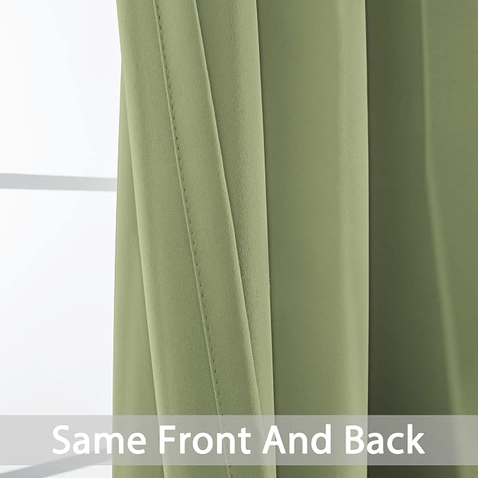Yakamok Blackout Curtains Room Darkening Thermal Insulated - Image 5