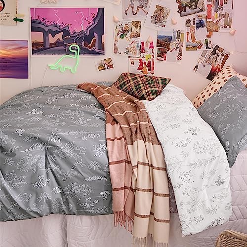 Bedsure Light Grey Twin/Twin XL Comforter Set - Image 5
