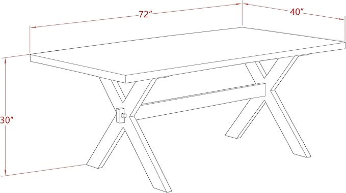 East West Furniture X727MZ748-6 6 Piece Dining Table Set Contains a Rectangle Kitchen Table with X-Legs and 4 Coffee Linen Fabric Upholstered Chairs with a Bench, 40x72 Inch, Multi-Color