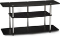 Convenience Concepts Designs2Go No Tools 46 inch 3 Tier Wide TV Stand, Black