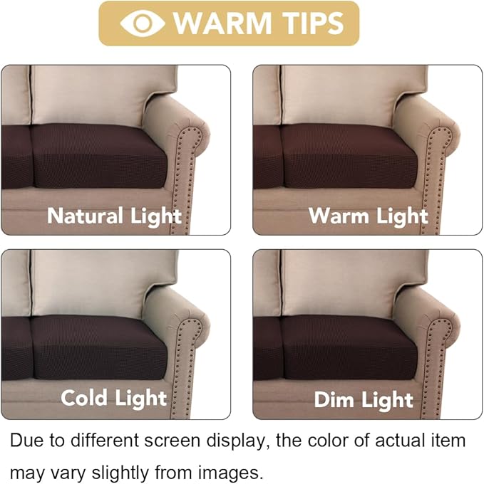 H.VERSAILTEX Super Stretch Individual Seat Cushion Covers - Image 7