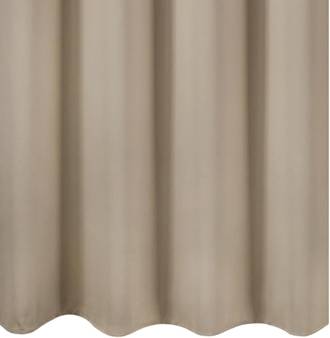 LEMOMO Blackout Curtains 66 x 84 inch/Khaki Curtains Set of 2 Panels/Thermal - Image 8