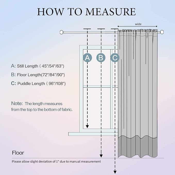 MIULEE 2 Panels Christmas Solid Color Sheer Window Curtains Elegant Window - Image 7