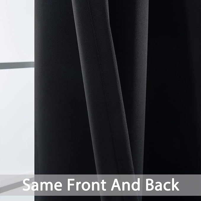 Yakamok Functional Thermal Insulated Eyelet Top Room Darkening Curtain Panels - Image 6